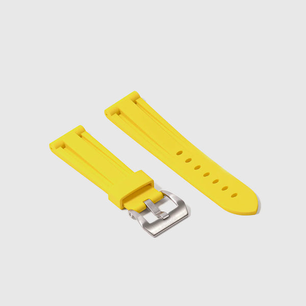 Breitling  Sunshine Yellow Rubber Strap