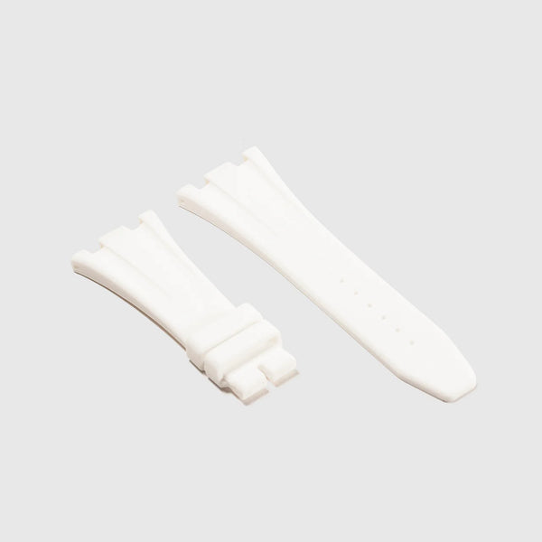 Audemars Piguet Artic White Rubber Strap (Deployment Clasp Only)