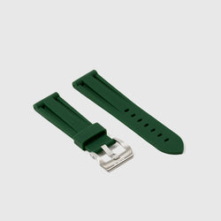 Breitling Forest Green Rubber Straps