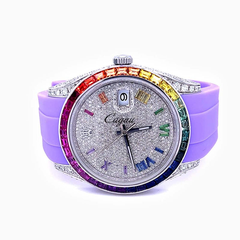Rolex Lavender Rubber Straps