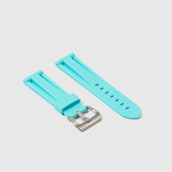 Panerai Seafoam Blue Rubber Straps