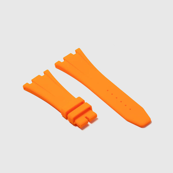 Audemars Piguet Tangerine Orange Rubber Strap (Deployment Clasp Only)