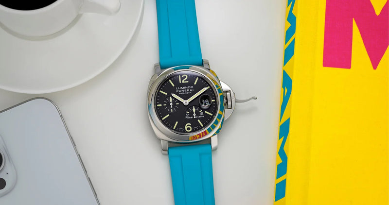 Panerai Miami Blue Rubber Strap