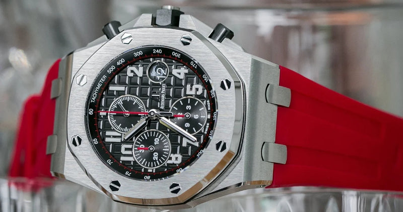 Audemars Piguet Heat Red Rubber Strap