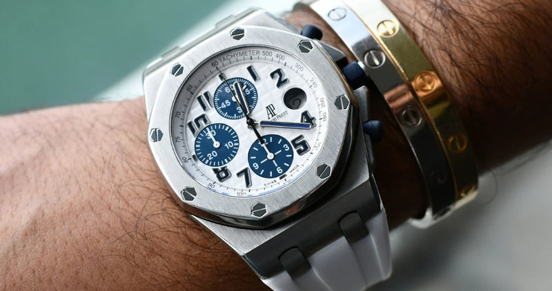 Audemars Piguet Artic White Rubber Strap (Deployment Clasp Only)