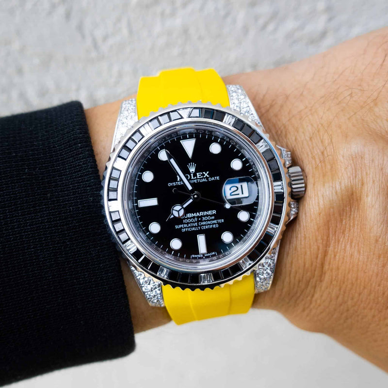 Rolex Sunshine Yellow Rubber Strap (Size 41MM Only)