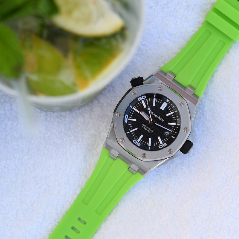 Audemars Piguet Lime Green Rubber Strap