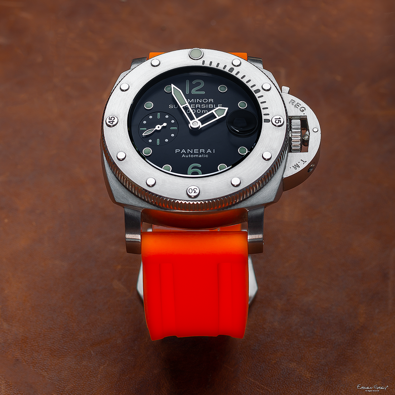 Panerai Orange Rubber Strap