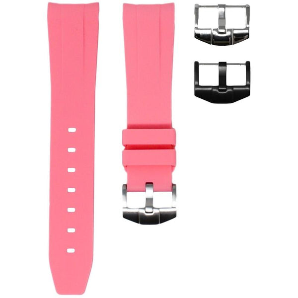 Rolex Flamingo Pink Rubber Strap (Size 41mm Only)