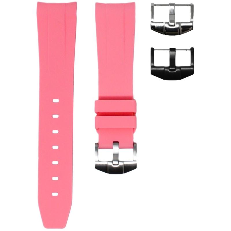 Rolex Flamingo Pink Rubber Strap (Size 41mm Only)