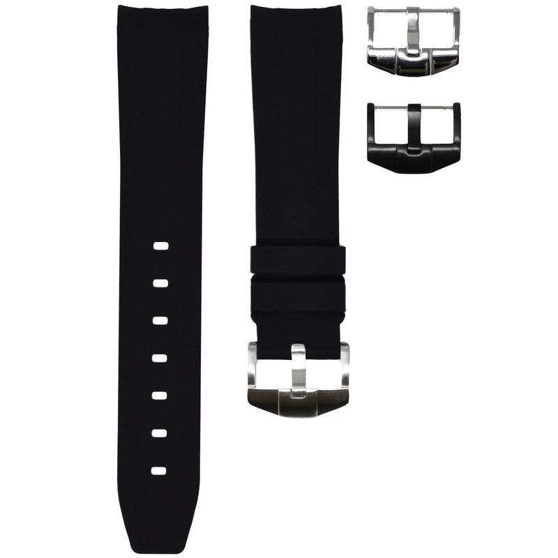 Rolex Jet Black Rubber Strap (Size 41MM Only)