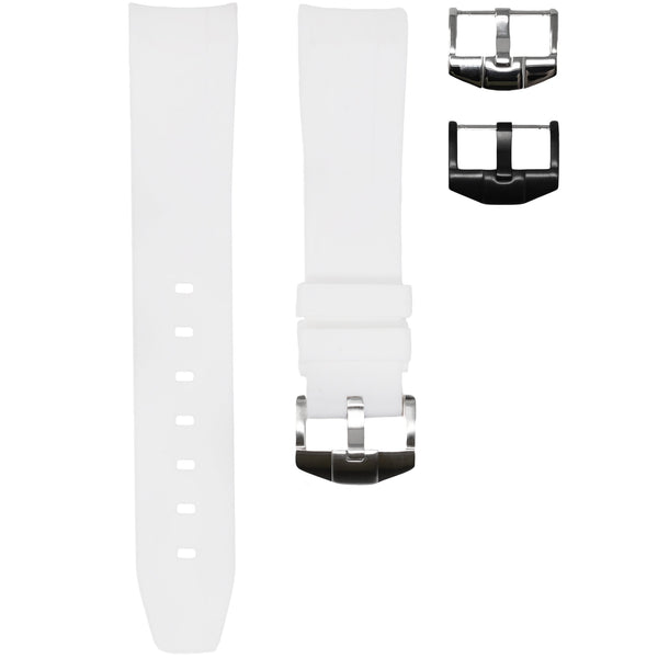 Rolex Artic White Rubber Straps (Size 41MM Only)