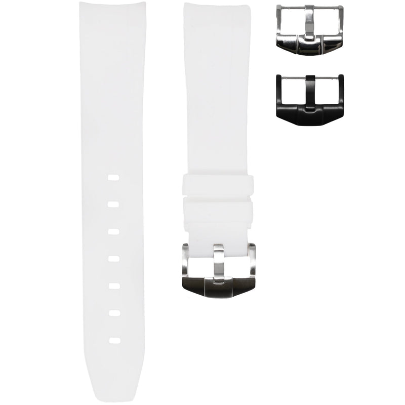 Rolex Artic White Rubber Straps (Size 41MM Only)