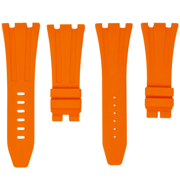 Audemars Piguet Tangerine Orange Rubber Strap (Deployment Clasp Only)
