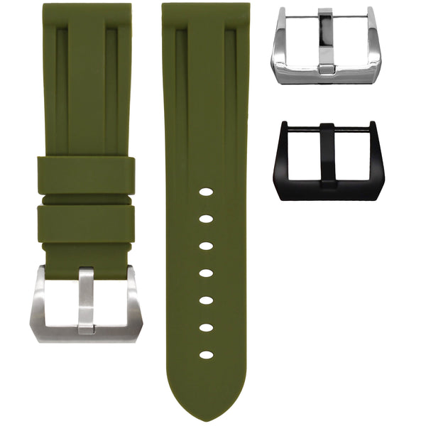 Panerai Olive Green Rubber Strap